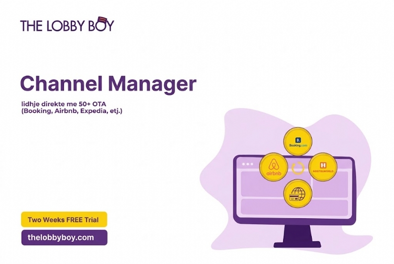 Software per hotele te vogla, sistem per guesthouse shqiperi, program software per hostel dhe vila turistike, menaxhim apartamente me qera, sistem rezervimi per vila, program per Airbnb host, menaxhim akomodimi turistik, software OTA hotel